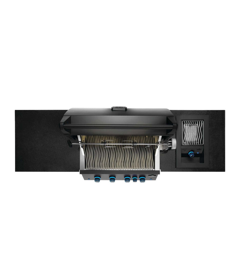 Napoleon OASIS 300 Outdoor Kitchen Bundle with Built-In 700 Series 32" Grill & Infrared Rear Burner - Matte Black