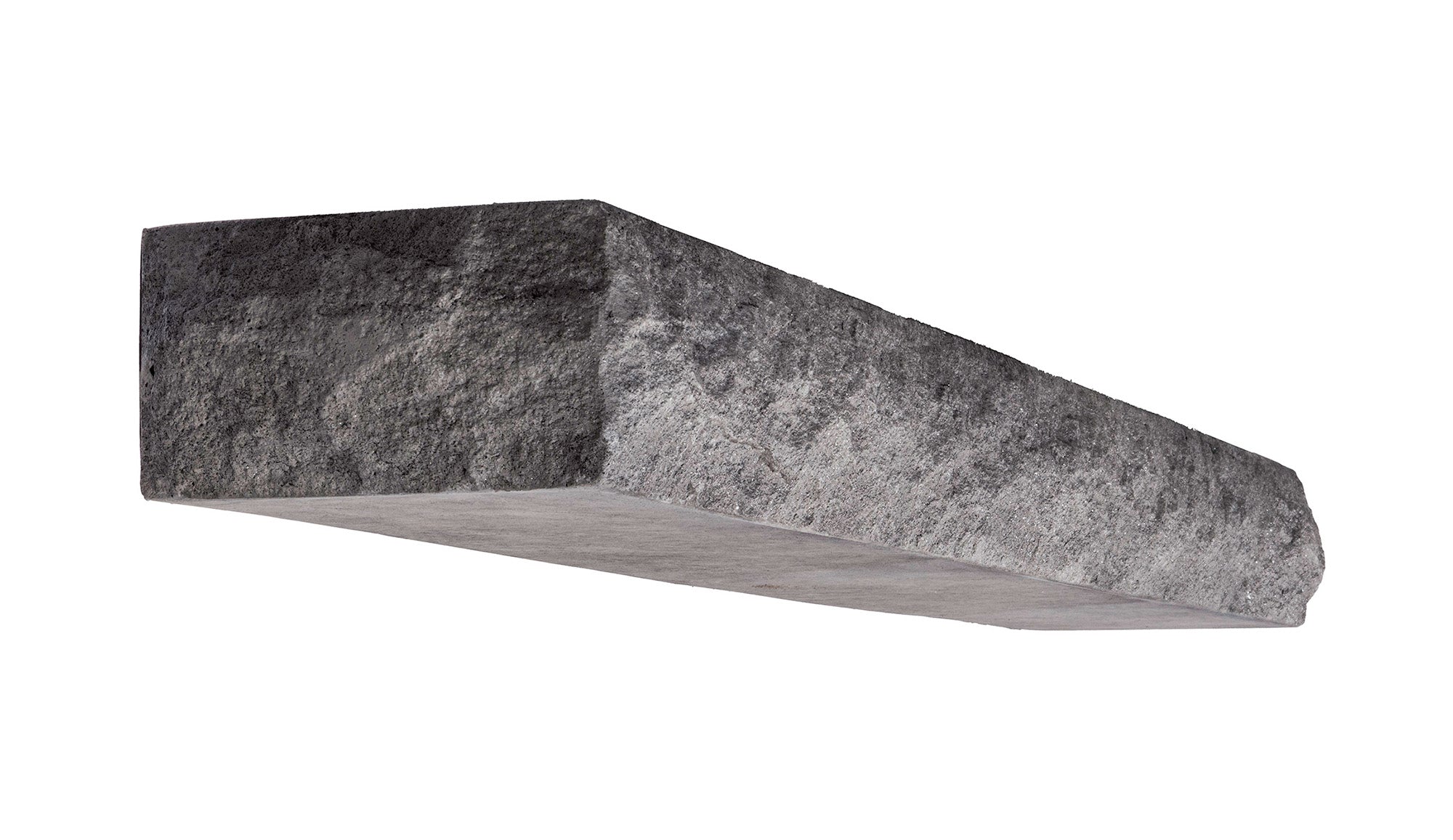 Natural Cut Stone Non-Combustible Mantel Shelf Greystone finish - ExceptionalFire