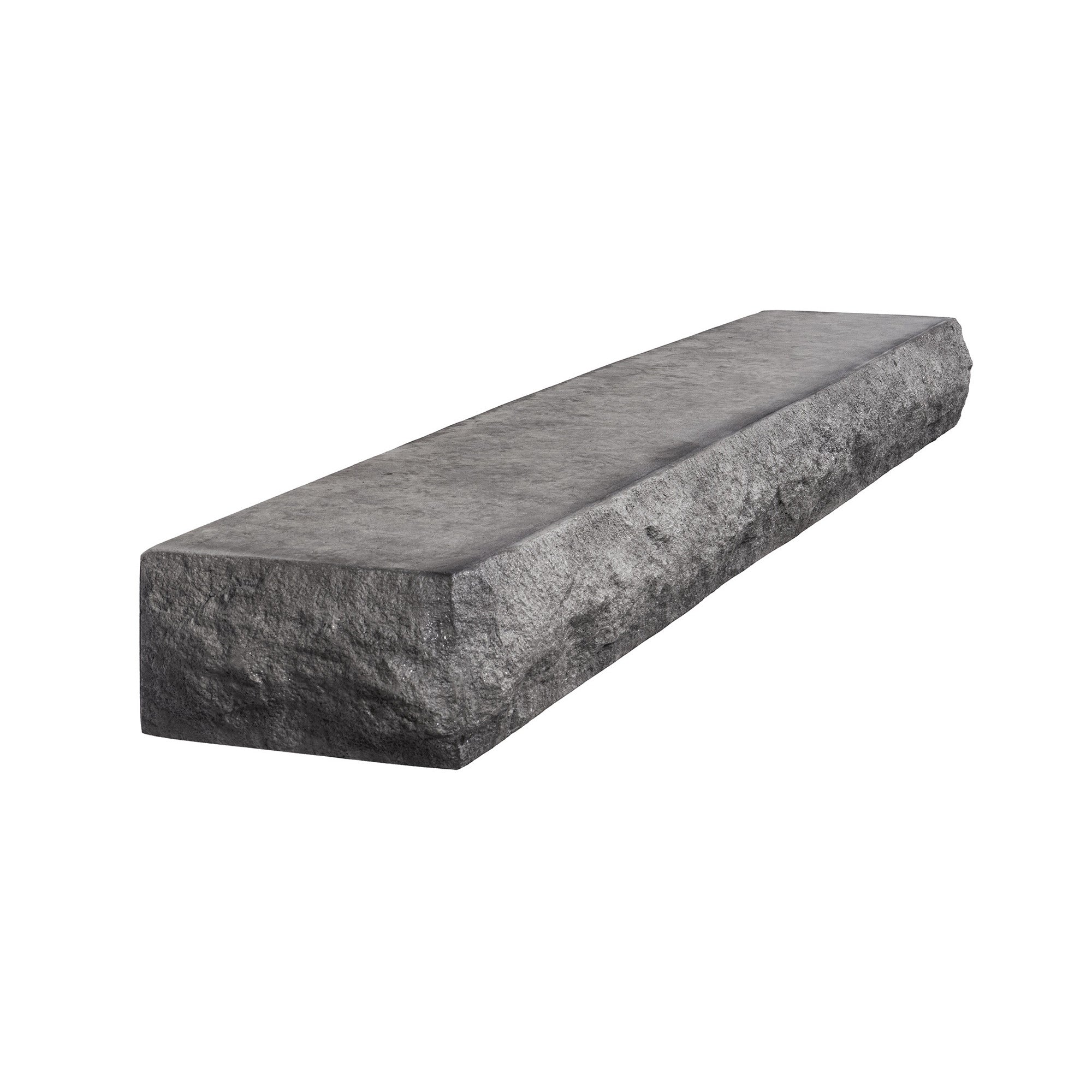 Natural Cut Stone Non-Combustible Mantel Shelf Greystone finish - ExceptionalFire