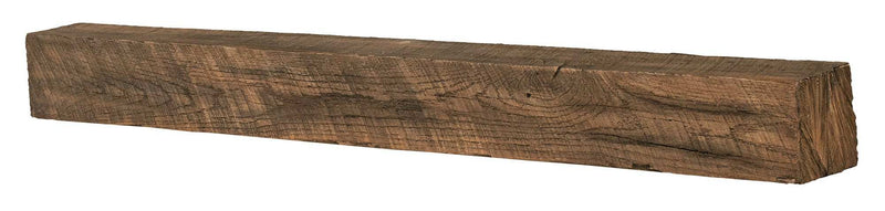 New River Weathered Beam Non-Combustible Mantel Shelf FIELDSTONE Finish - ExceptionalFire