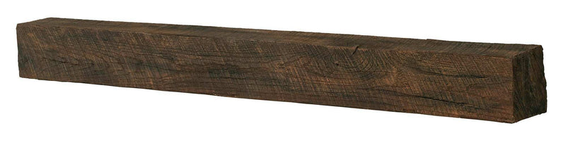 New River Weathered Beam Non-Combustible Mantel Shelf TOASTED RYE Finish - ExceptionalFire