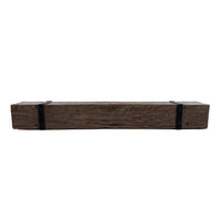 Non-Combustible Concrete Mantel Shelves By Design Specialties - Banded - ExceptionalFire