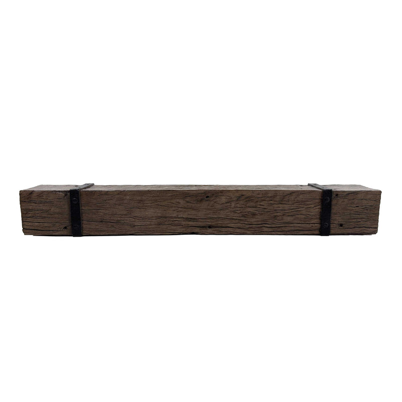 Non-Combustible Concrete Mantel Shelves By Design Specialties - Banded - ExceptionalFire