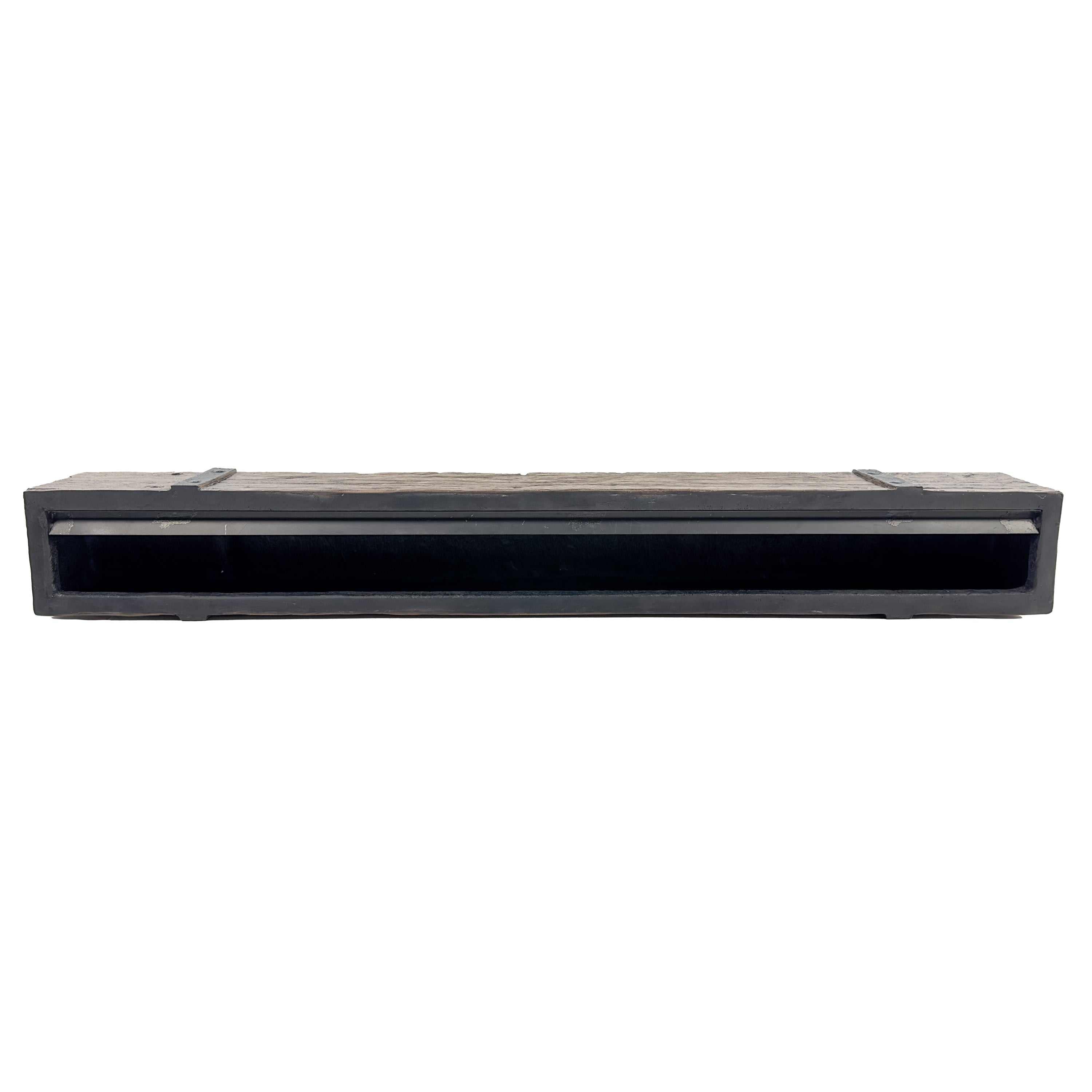 Non-Combustible Concrete Mantel Shelves By Design Specialties - Banded - ExceptionalFire