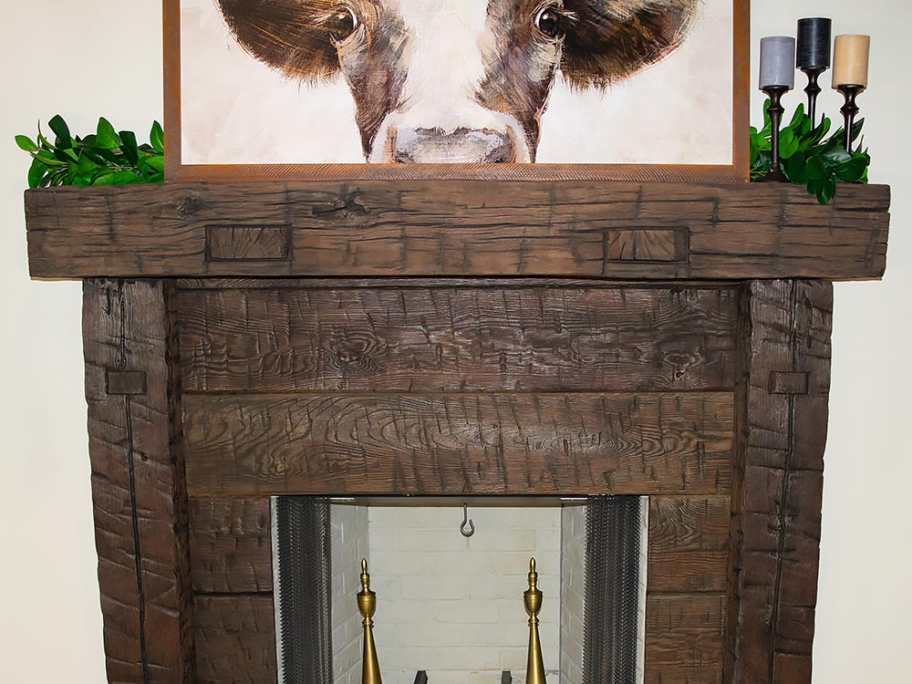 Non-Combustible Concrete Mantel Shelves by LeeT TimberX 12 Finishes Available - ExceptionalFire