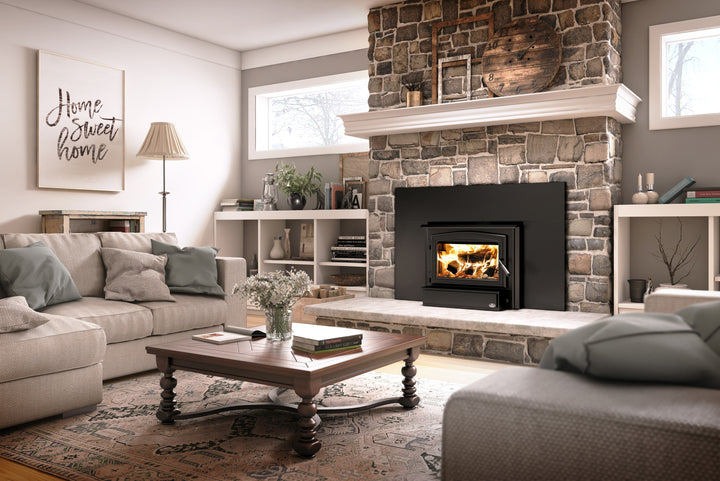Osburn 1700 Wood Fireplace Insert — OB01705 — manufacturer photograph; optional installation finishes may be shown