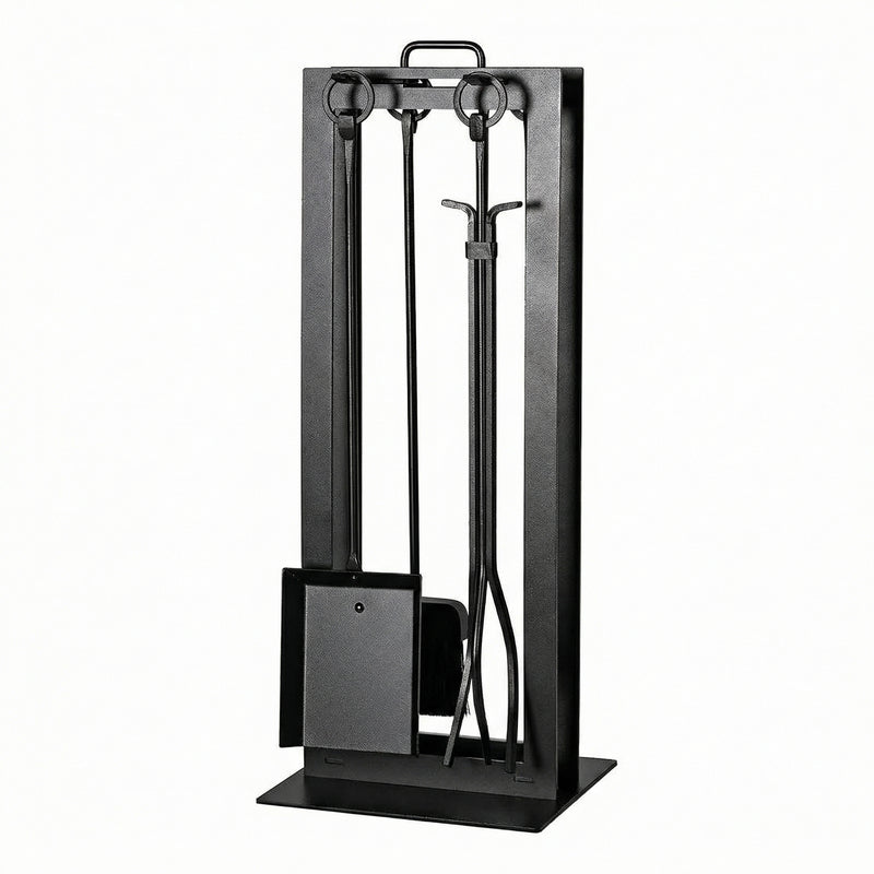 Fireplace Tool Set by Design Specialties Carolina – 3/16” Laser-Cut Steel, 21 Finish Colors