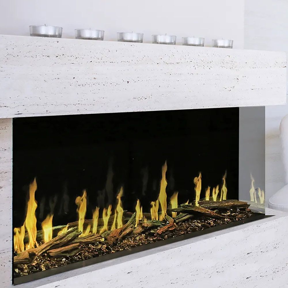 Modern Flames Orion Multi 60-Inch Three-Sided Built-In Electric Fireplace - Model OR60-MULTI