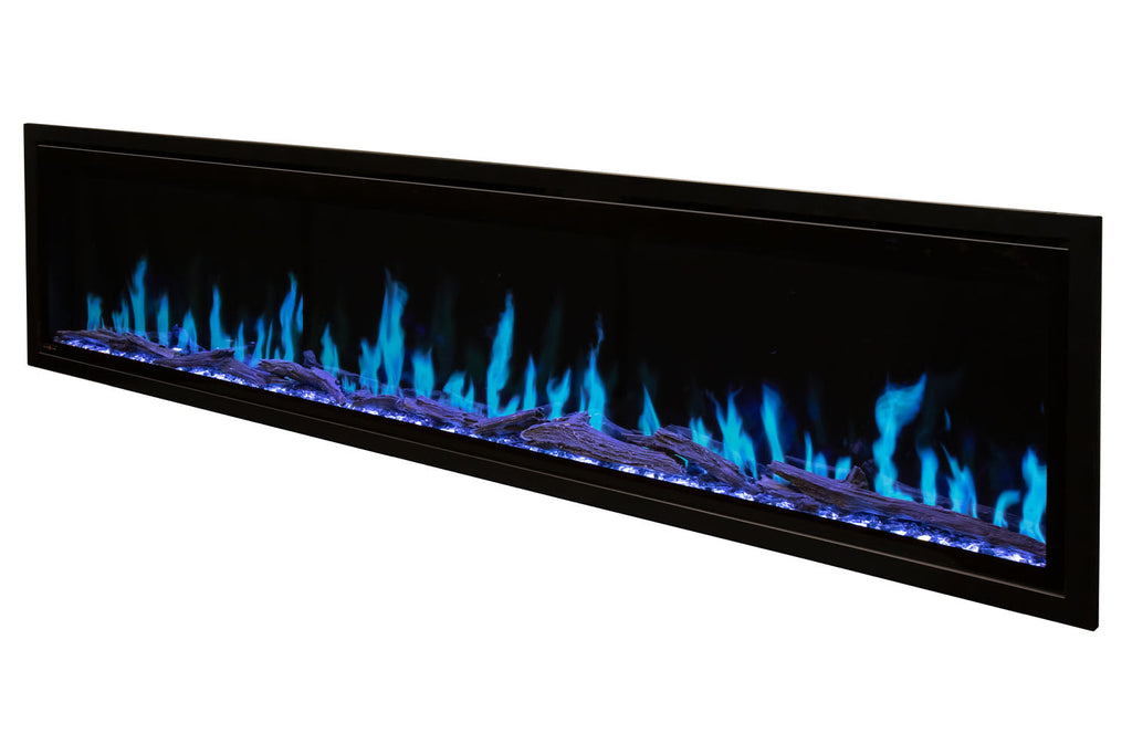 Modern Flames Orion Slim 60-Inch Three-Sided Built-In Electric Fireplace - Model OR60-SLIM