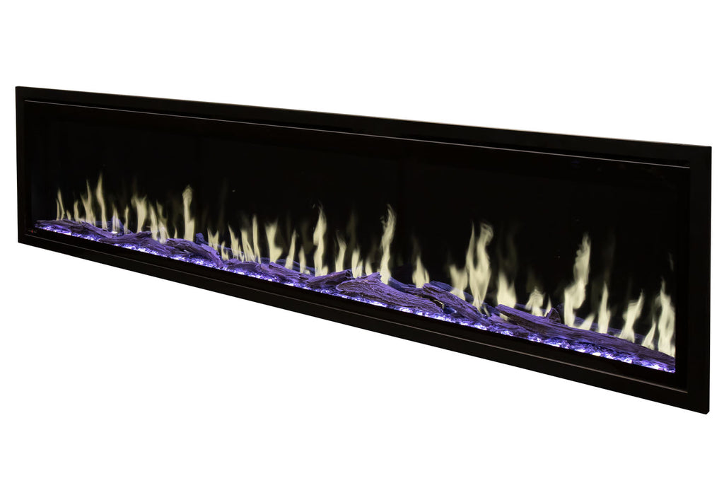 Modern Flames Orion Slim 100-Inch Three-Sided Built-In Electric Fireplace OR100-SLIM