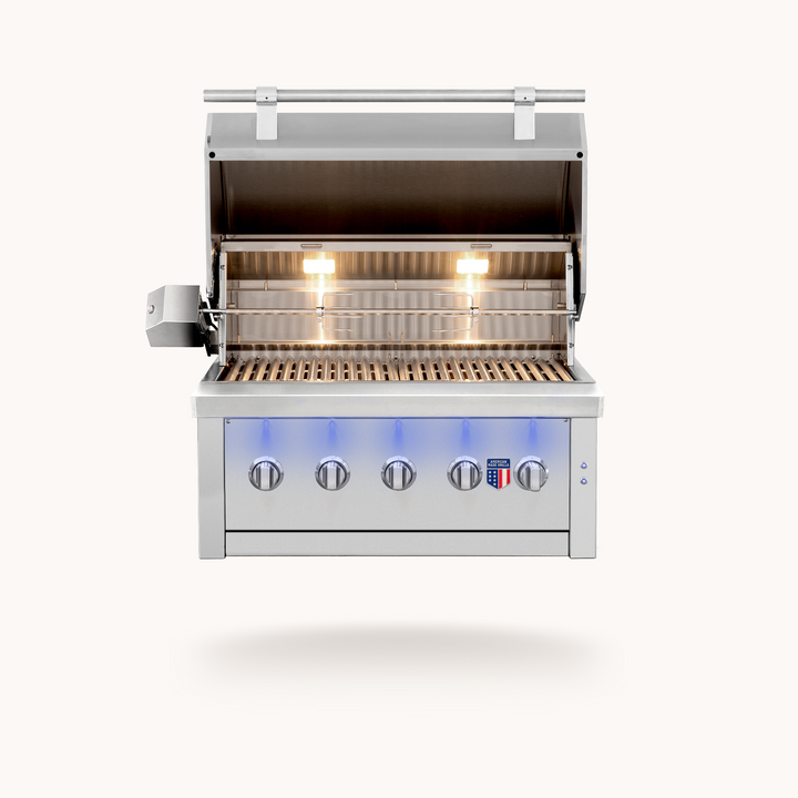 Ovation  - 36" Hybrid Grill — open view