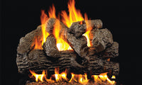 18" Royal English Oak Vented Gas Log Set | Real Fyre