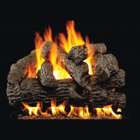 18" Royal English Oak Vented Gas Log Set | Real Fyre