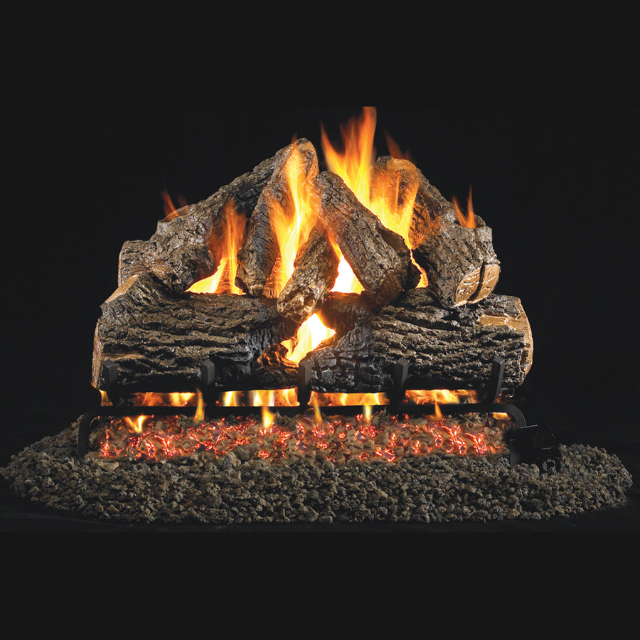 Charred Oak Outdoor Vented Gas Log Set