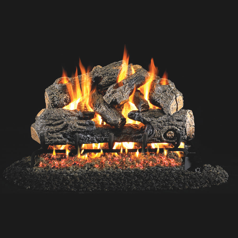 Charred Northern Vented Gas Log Set