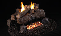 24" Evening Fyre Ventless Gas Log Set | Real Fyre