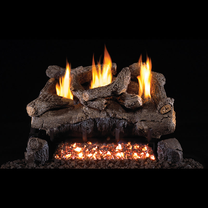 24" Evening Fyre Ventless Gas Log Set | Real Fyre