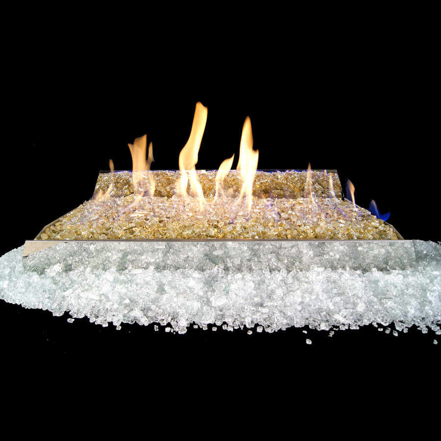 Contemporary See-Through Ventless Fire Glass Set