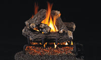 16" Rustic Oak Designer ANSI Vented Gas Log Set | Real Fyre