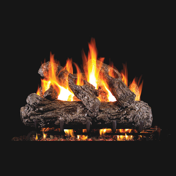 36-inch Rustic Oak ANSI Vented Gas Log Set by Real Fyre
