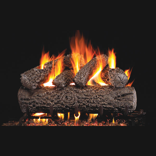 30-inch Post Oak ANSI Vented Gas Log Set by Real Fyre