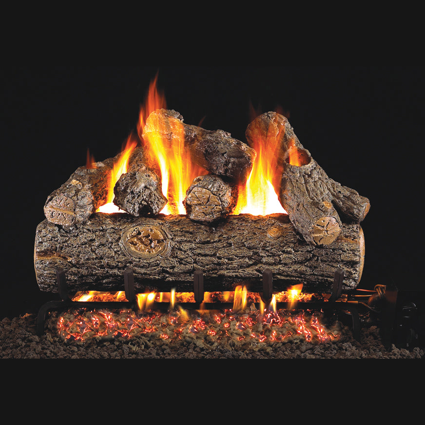 Golden Oak Outdoor Vented Gas Log Set