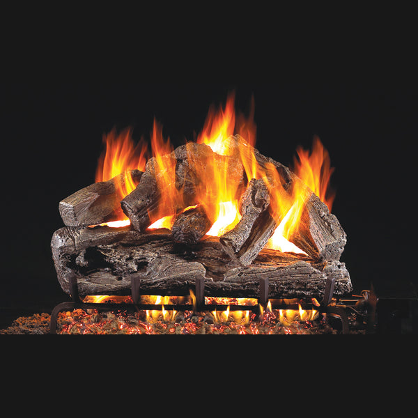 30-inch Rugged Oak ANSI Vented Gas Log Set by Real Fyre