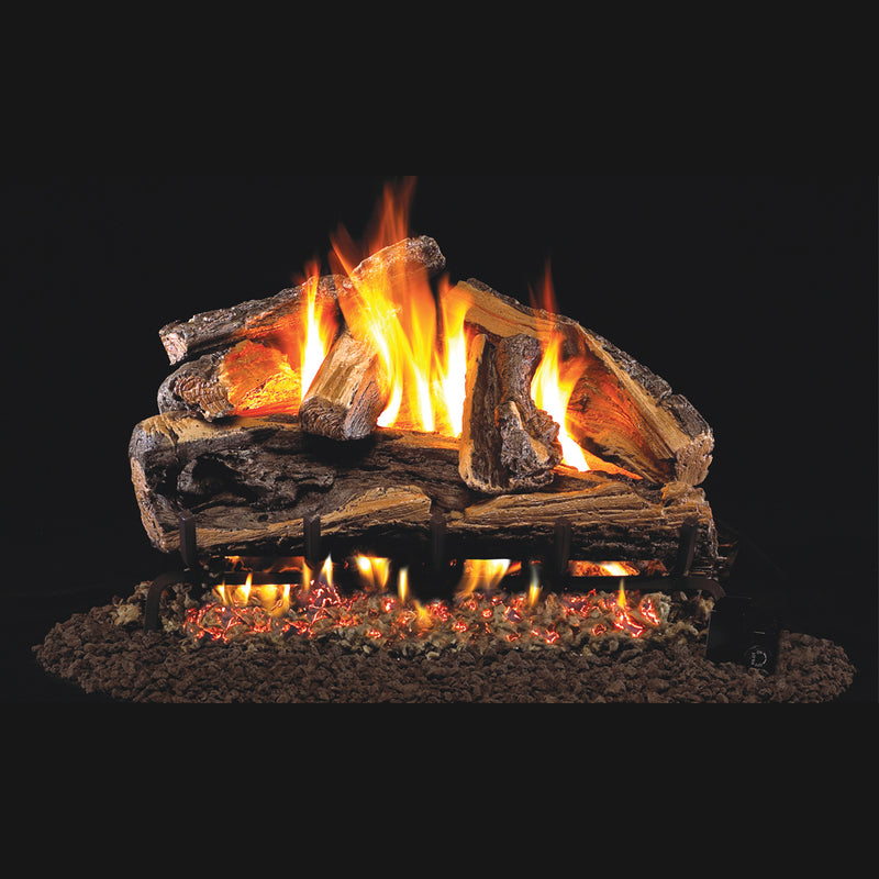 18" Rugged Split Oak ANSI Vented Gas Log Set | Real Fyre