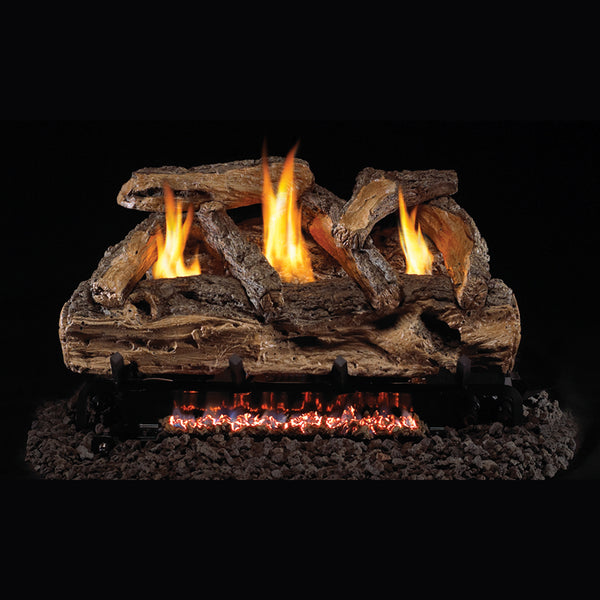 30-inch Split Oak Ventless Gas Log Set by Real Fyre