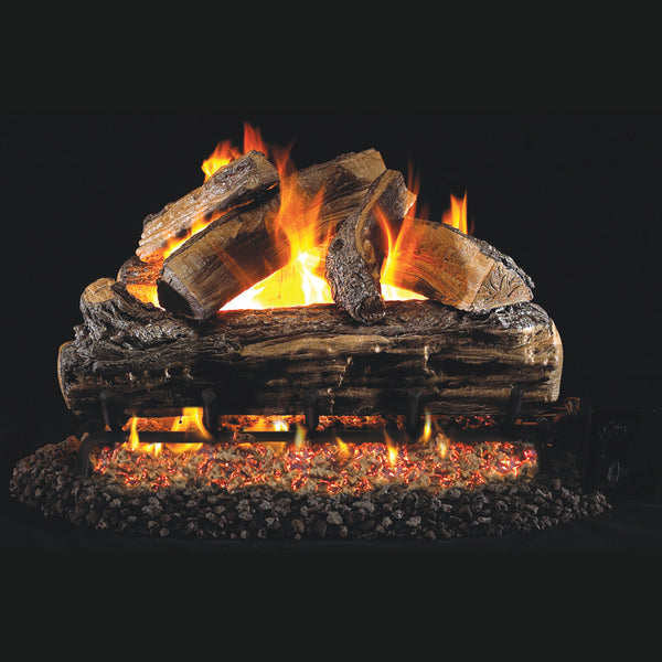30-inch Split Oak ANSI Vented Gas Log Set by Real Fyre