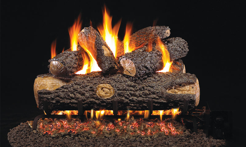 30" Woodland Oak ANSI Vented Gas Log Set | Real Fyre