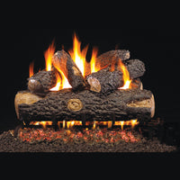 18" Woodland Oak Outdoor Vented Gas Log Set | Real Fyre