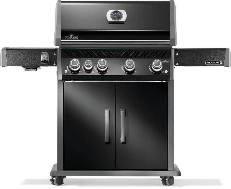 Napoleon Rogue PRO 525 SIB Gas Grill with Infrared Side Burner — Black