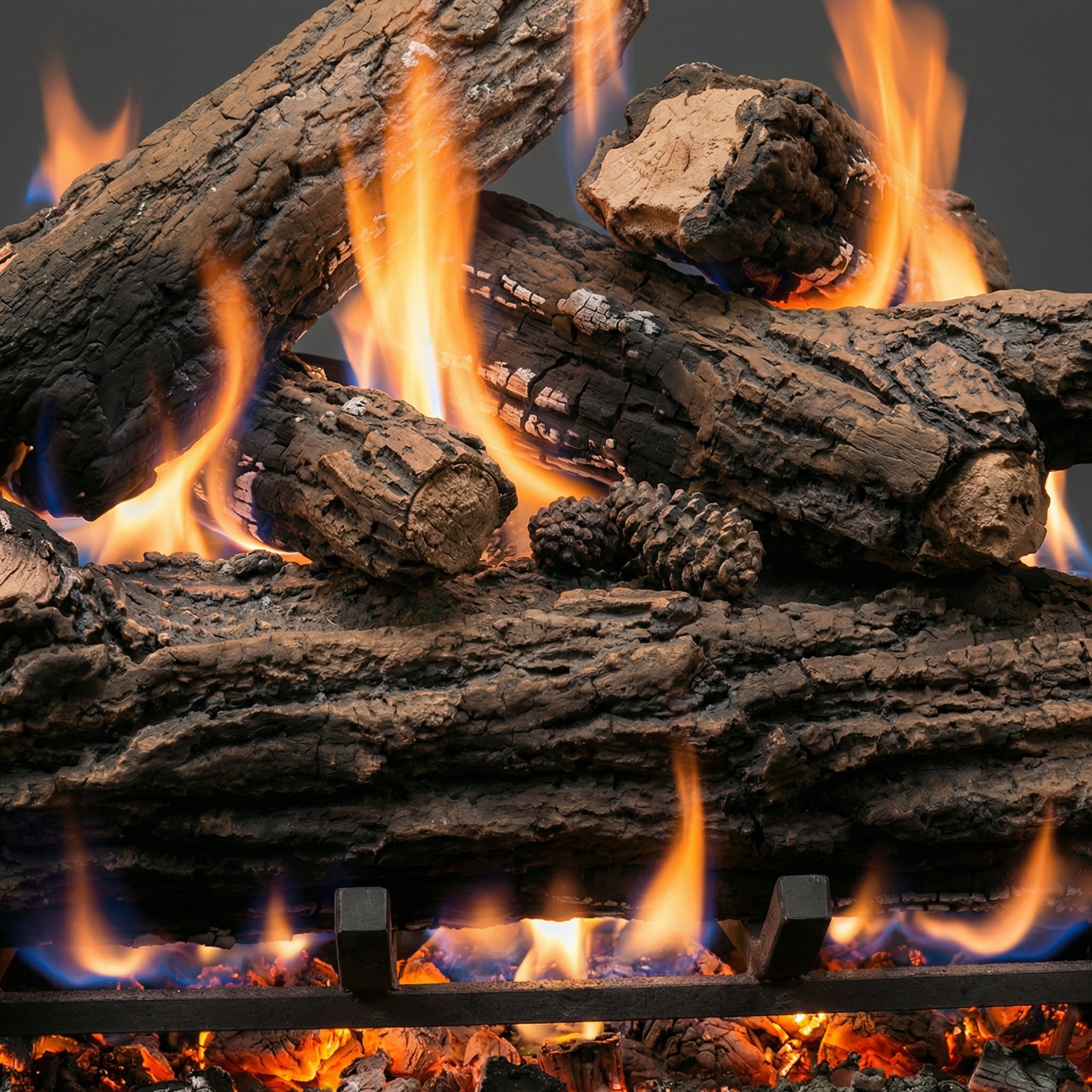 18" Country Oak Deluxe Gas Log Set | Formation Creation