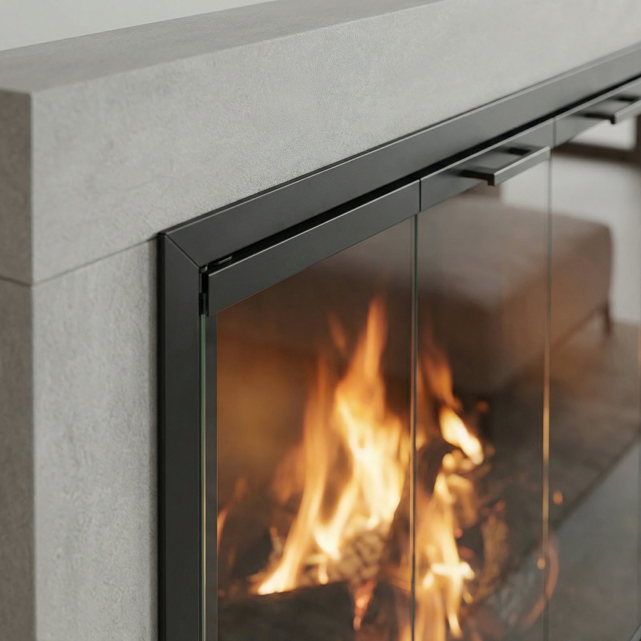Seaside Standard Glass Doors | Prefab Fireplaces by Stoll