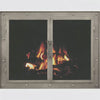 Midway Fireplace Doors | Masonry & Prefab Fit | Custom — fire animation