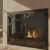Oak Tree - Masonry & Prefab Fireplace Glass Doors | Custom — fire animation
