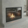 Seaside Standard Glass Doors | Prefab Fireplaces by Stoll |  — fire animation