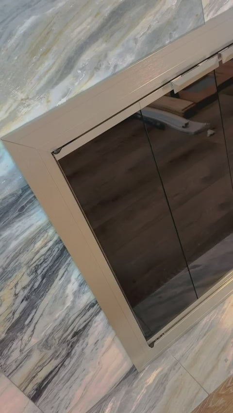 Savannah - Masonry & Prefab Fireplace Glass Doors