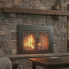 Camden Natural Iron Masonry Fireplace Door | Standard — fire animation (loop)