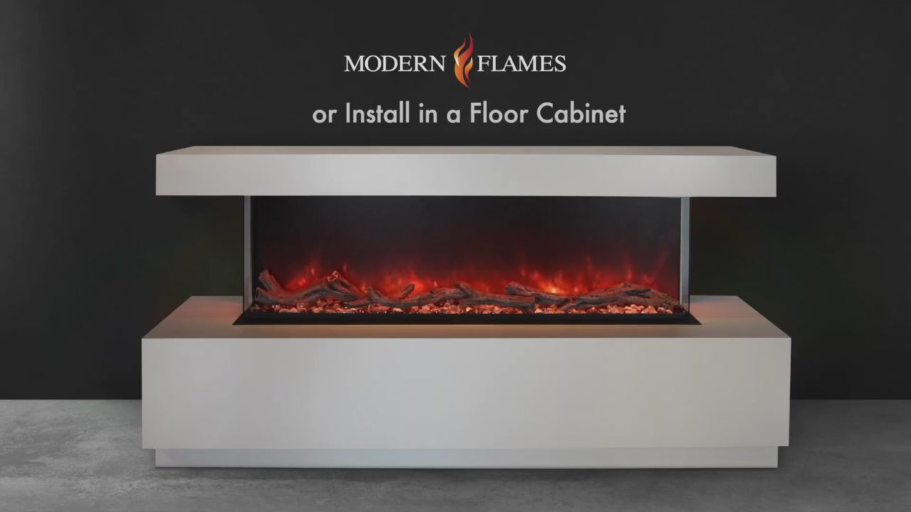 Modern Flames Landscape Pro Multi 56" 3-Sided Electric Fireplace LPM-5616