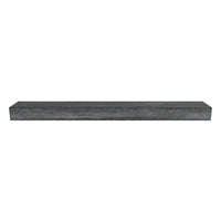 Flat Sawn Non-Combustible Concrete Mantel Shelf Eclipse Finish
