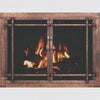 Aged Iron - Masonry and Prefab  Fireplace Glass Doors | Cust — fire animation