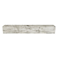 Farmhouse mantel — Weathered Grey — 72 inch 3D preview