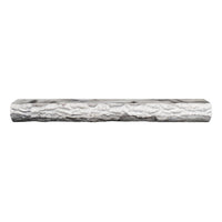 Half Round Log mantel — Weathered Grey — 60 inch 3D preview