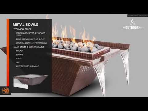 Amina Powder Coat Steel Fire Pit