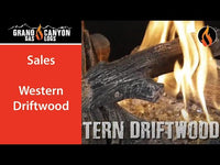 24" Western Driftwood Vented Gas Log Set | Grand Canyon
