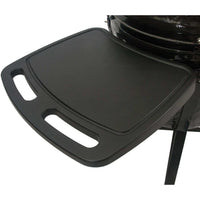 Primo All-In-One Oval Junior 200 Ceramic Kamado Grill With Cradle, Side Shelves And Stainless Steel Grates - ExceptionalFire