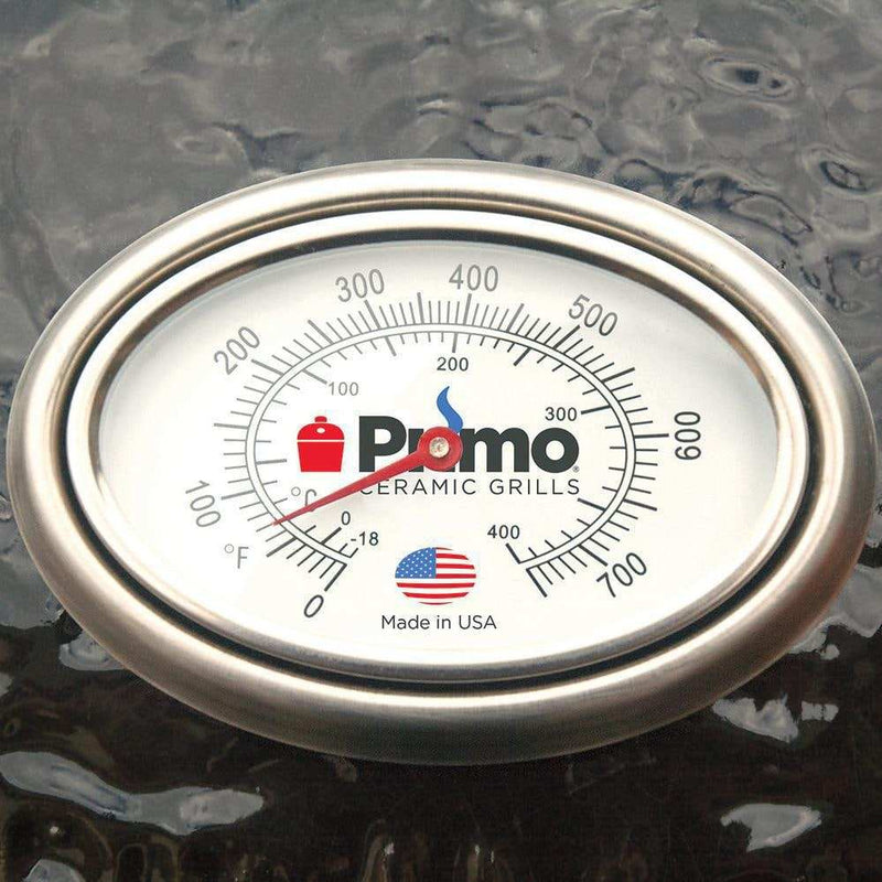 Primo Oval Junior 200 Ceramic Kamado Grill On GO Portable Carrier With Stainless Steel Grates - ExceptionalFire