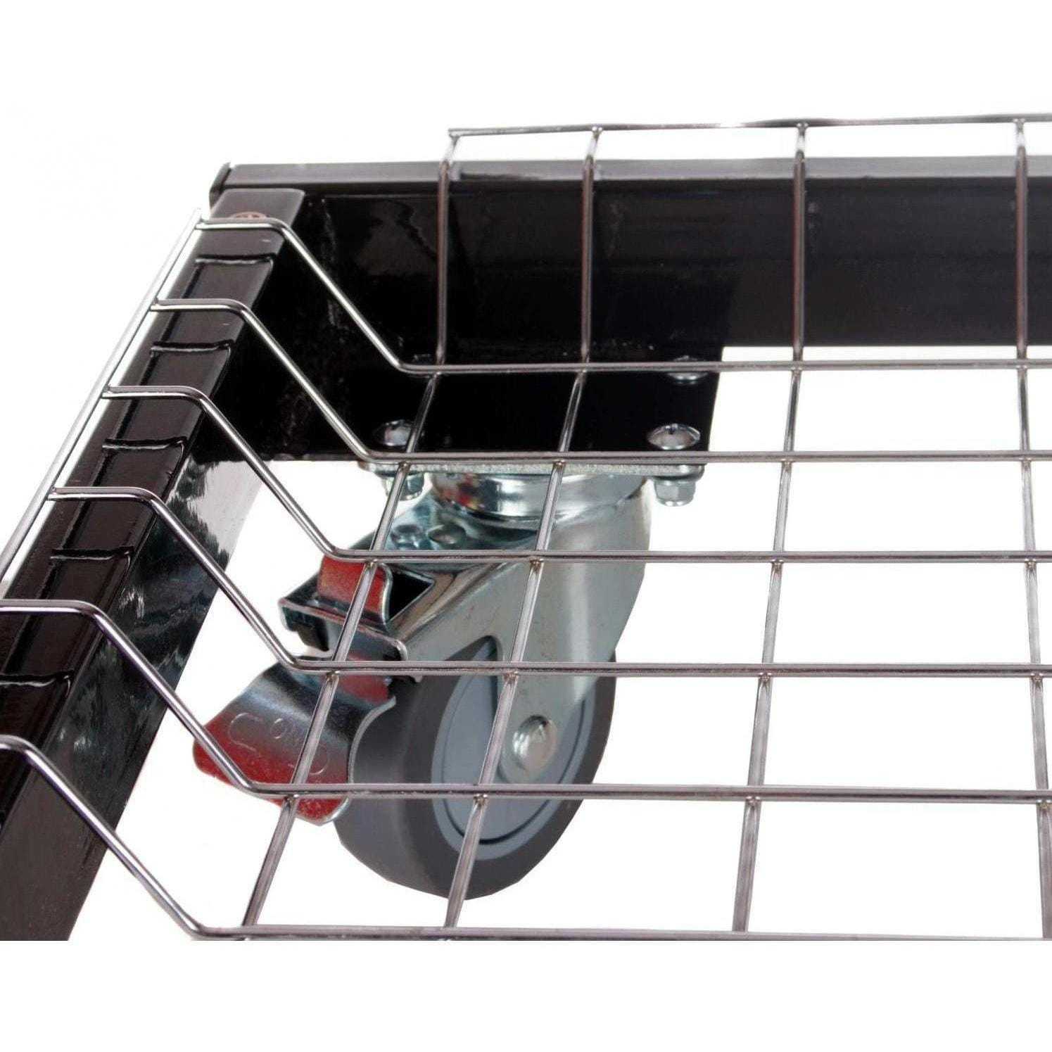 Primo Oval XL 400 Ceramic Kamado Grill On Steel Cart With 2-Piece Island Side Shelves And Stainless Steel Grates